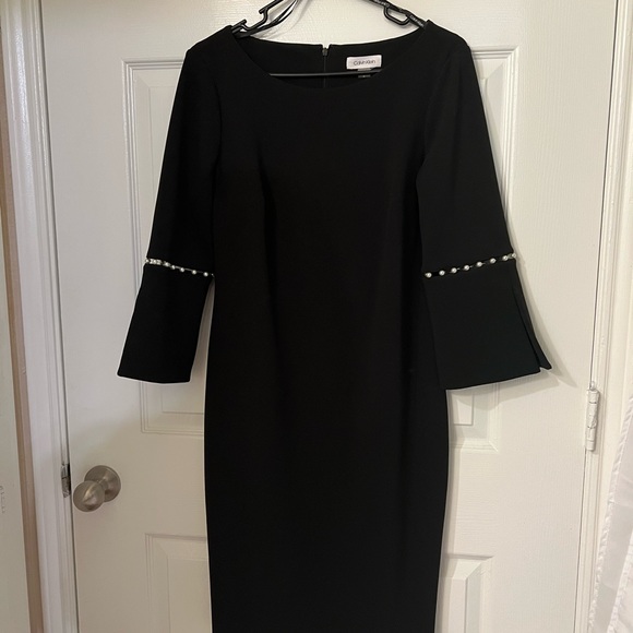 Calvin Klein black dress size 10 - Picture 2 of 2